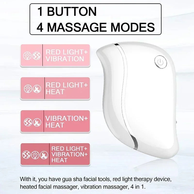 4 in 1 Electric Facial Scraping Massager