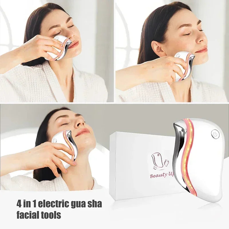 4 in 1 Electric Facial Scraping Massager