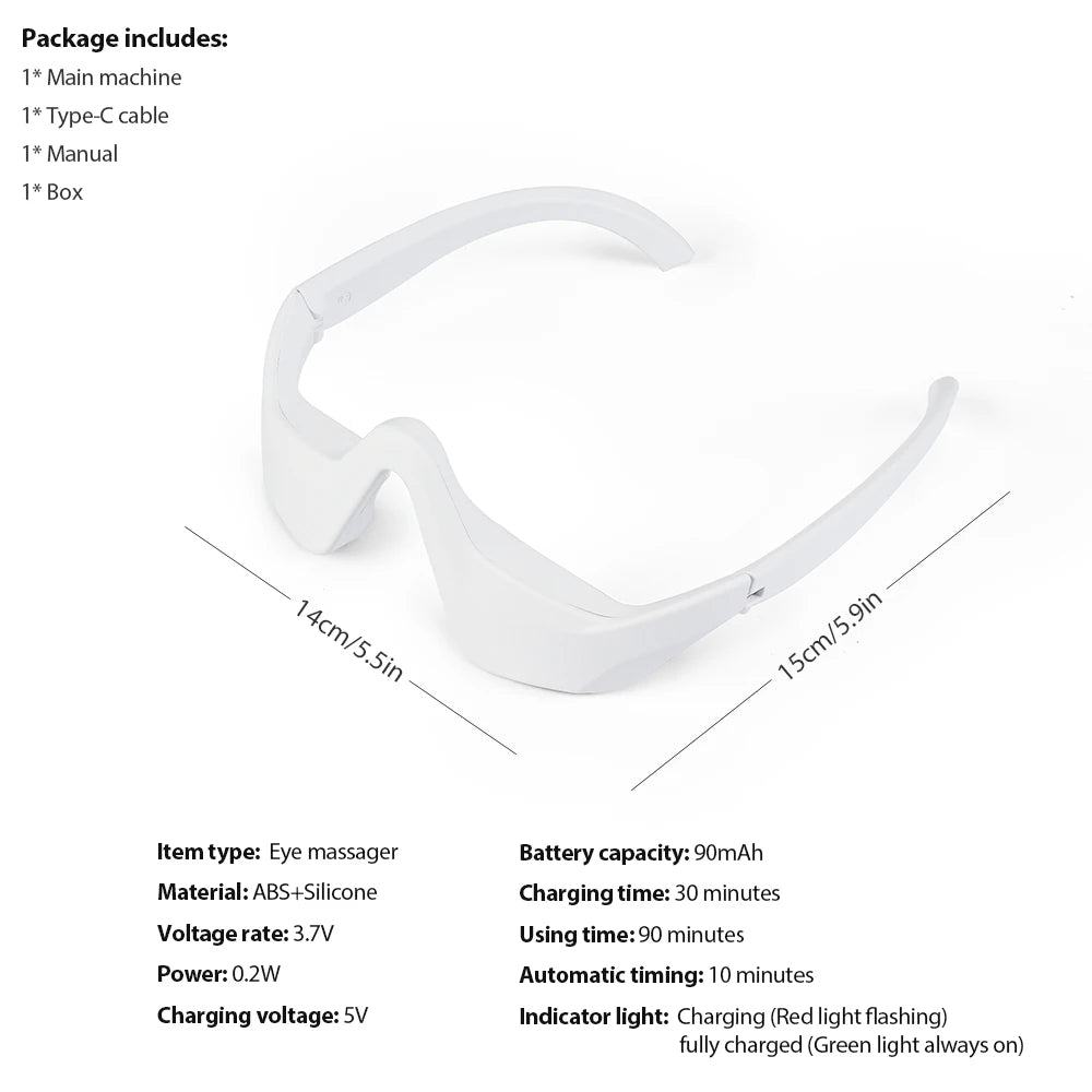 Eye Fatigue Relief Massager Glasses