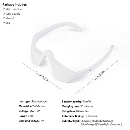 Eye Fatigue Relief Massager Glasses